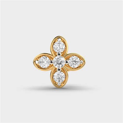Buy Sacred Blossom Vow Diamond Nosepin At Jewelbox