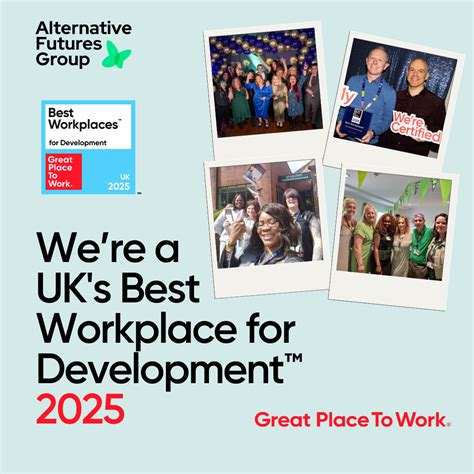 Alternative Futures Group named one of the UK’s Best Workplaces for ...