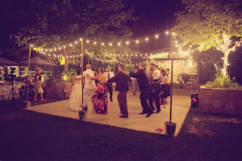 Outdoor Dance Floor Wedding at Robyn Hamby blog