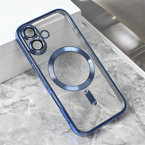 Maska(futrola) Magsafe Lux za iPhone 17 6.3 svetlo plava - Mob-Shop