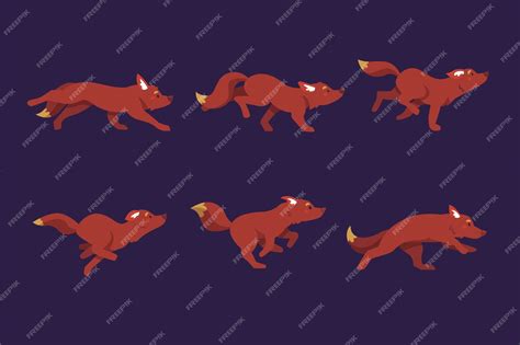 Flat design animation frames element collection | Premium Vector