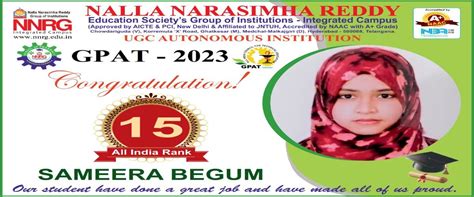 NNRG College of Engineering, Hyderabad, India