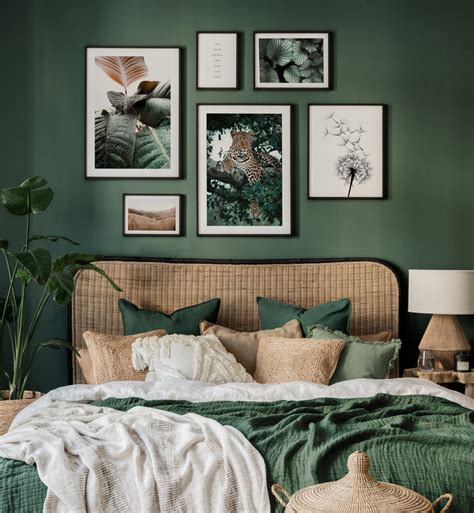 emerald green and white bedroom ideas