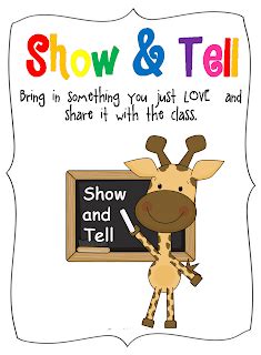 Show And Tell Clipart
