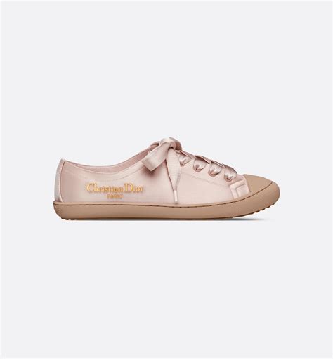 Dior Lucky Sneaker Nude Satin | DIOR