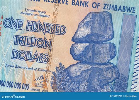 One Hundred Trillion Dollars - Zimbabwe Stock Image | CartoonDealer.com #15159739