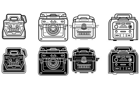 Fax-SymbolVektor-Fax-SymbolFax-Symbol-Illustrationspaket Umriss und ...