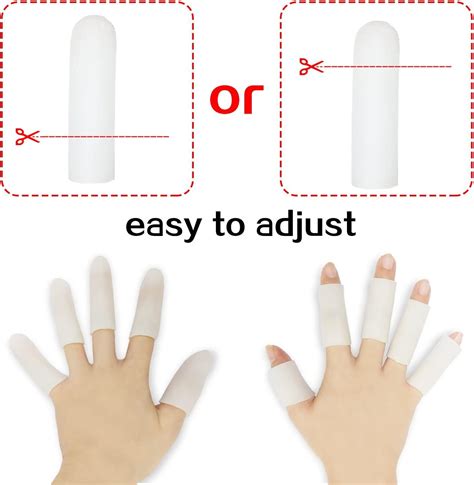 Gel Finger Cots, Finger Protector Support(14 PCS) New Material Finger ...