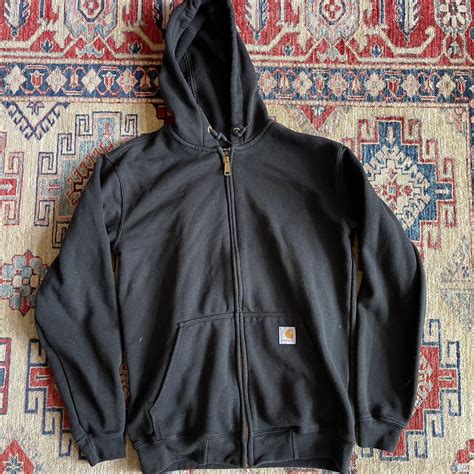 Carhartt Zip Up hoodie men’s. Still solid... - Depop
