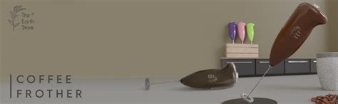 The Earth Store Swifther Handheld Coffee Frother Electric Milk Frother ...