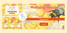 Modal Verbs Spot the Answer SPaG Game - KS2 Revision