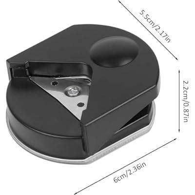 GANPUB Black Corner Rounder Punch Corner Cutter Tool | Mini India | Ubuy