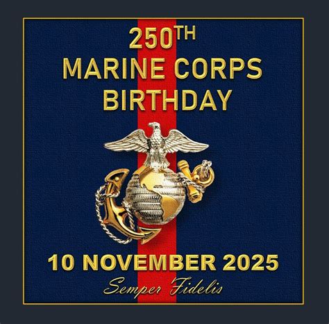 MARINE CORPS BIRTHDAY 2025 in 2025 | Marine corps birthday, Usmc ...