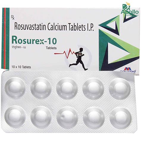 ROSUREX 10MG TABLET Price, Uses, Side Effects, Composition - Apollo ...