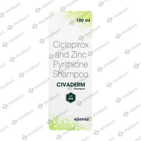 CIVADERM SHAMPOO 100 ML Price, Uses, Side Effects & Substitutes | Medkart