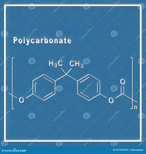 Polycarbonate PC, Structural Chemical Formula Stock Image - Image of nitrogen, group: 261391553