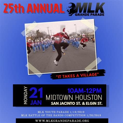 25th Annual MLK Grande Parade Midtown Housyton-2019, Midtown, 1200 ...