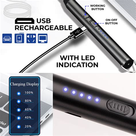 360 Degree Flexible Handheld Long Neck Electric Gas Lighter BBQ Lighte ...