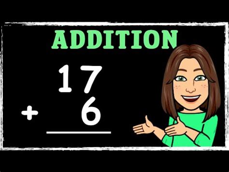 How to Add a 2 Digit Number and a 1 Digit Number Video Lecture - Mental ...