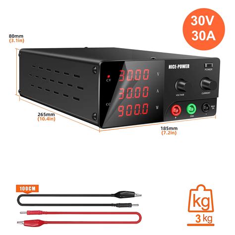 NICE-POWER DC Power Supply Variable, 30V 30A 900W India | Ubuy