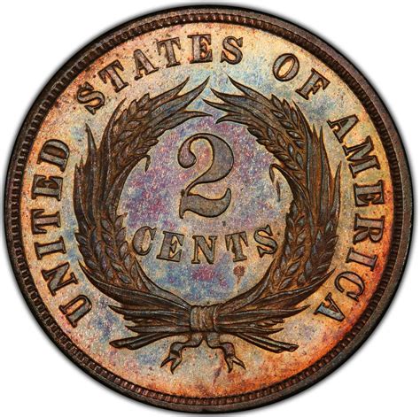 Two Cents 1872, Coin from United States - Online Coin Club