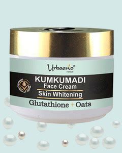 Urbaano Herbal Skin Whitening - Glutathione & Oats Cream for Deep ...