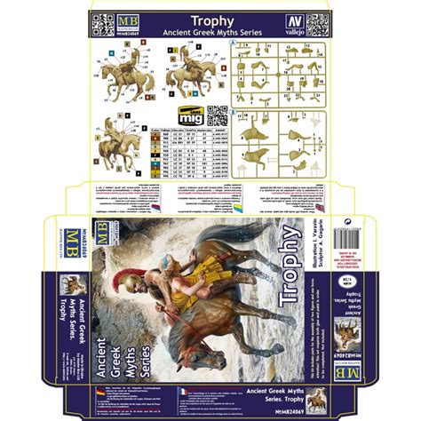 Master Box 24069 - 1/24 Ancient Greek Myths Series. Trophy scale model ...