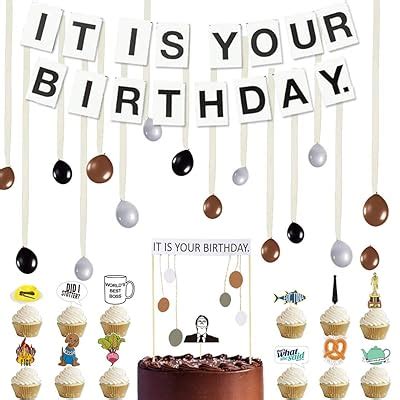 HEETON The Office Dwight Theme Birthday Party Decorations India | Ubuy
