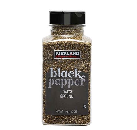 Kirkland Signature Coarse Ground Black Pepper, 12.7 oz, Kosher, Sourced ...