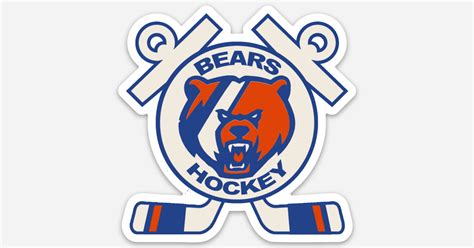 Bears Hockey Die Cut Decals by Sisu Designs | Die cut stickers ...