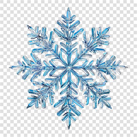 Snowflakes transparent background realistic element | Premium AI ...