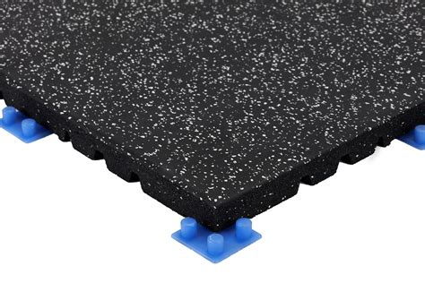 Gym 30mm - 40mm EPDM RUBBER TILE - Gym Flooring