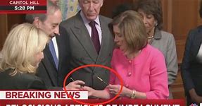 Image result for Nancy Pelosi's Pens
