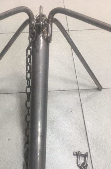 Ancla ARTESANA inox de roca-(tubo hueco) | Naval Chicolino