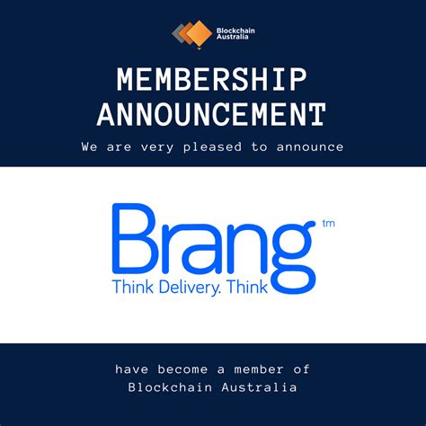 BRANG - We are very pleased to announce that BRANG - Think Delivery ...
