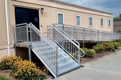 Wheelchair Ramp with Stairs - Upside Innovations Installation