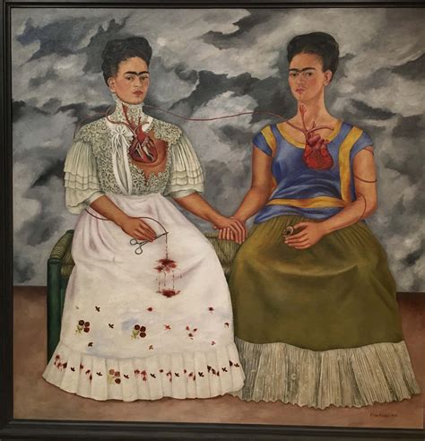 Frida Kahlo Double Self Portrait See Frida Kahlo's Life's Work In A