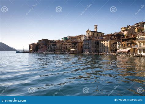 Lake Iseo, Italy stock image. Image of montisola, water - 7743645
