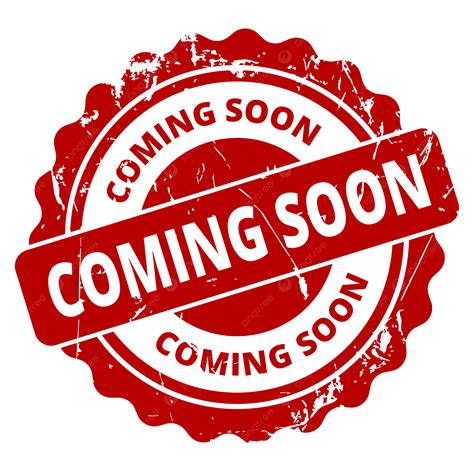 Red Coming Soon Badge Label Stamp Vector, Coming Soon Label, Coming ...
