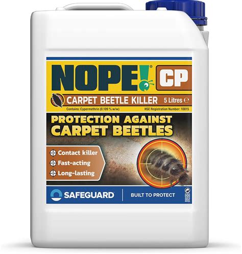 NOPE! CP Carpet Beetle Killer Spray -5L - Fast Acting, Odourless and ...
