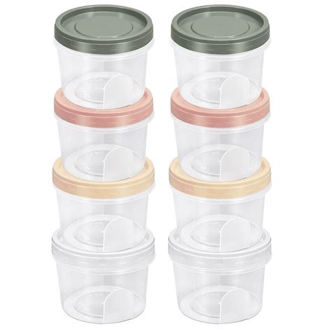 Image result for Small Round Plastic Containers