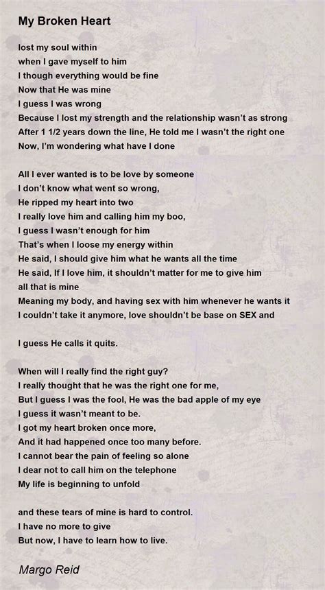Broken Heart Poems