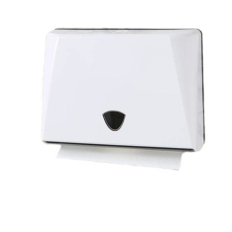 Wall Mounted Paper Towel Dispenser - Bathroom Rectangular Plastic ...