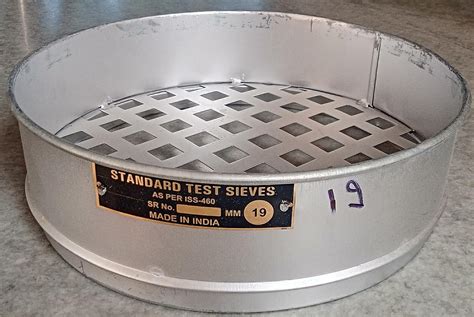 Galvanized Iron Test Sieves for Laboratory Use with GI Frames 300 mm ...