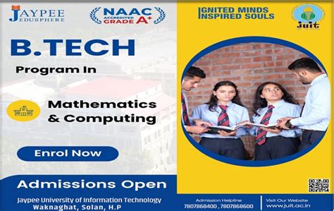 PHD Mathematics India | Ph.D in Mathematics Universities - JUIT