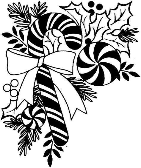 Black and White Christmas Clipart