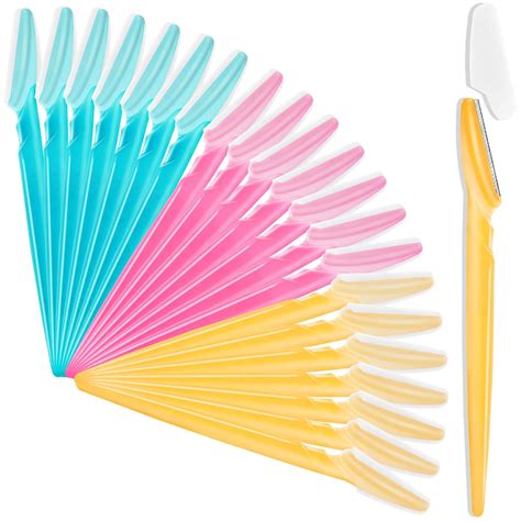 HFATMOS 21 Pcs Eyebrow Razor, Multipurpose Exfoliating Dermaplaning ...