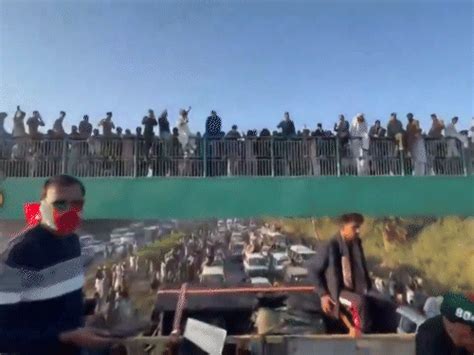 Violent protests by Imran supporters in Pakistan