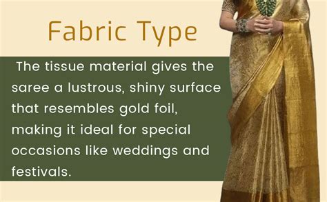 Buy J A FABRICS Women's Banarasi Traditional Tissue Saree | Gold Zari ...