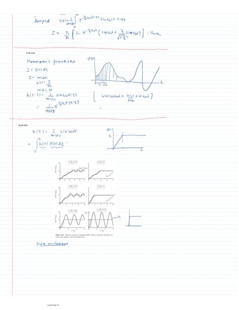 Image result for Structural Dynamics Handwritten Notes